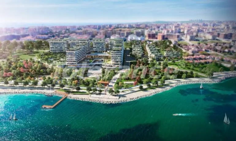 شقق في:في بويوك تشكمجة, اسطنبول اطلالة على البحر مسبح تقسيط - شراء عقار في تركيا - 36731