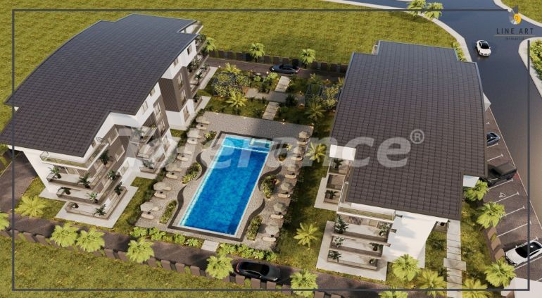 Apartment vom entwickler in Belek Zentrum, Belek pool ratenzahlung - immobilien in der Türkei kaufen - 135386