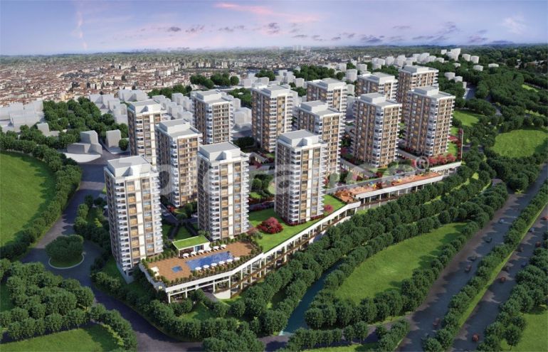 Appartement van de ontwikkelaar in Çekmeköy, Istanboel zwembad - onroerend goed kopen in Turkije - 133965