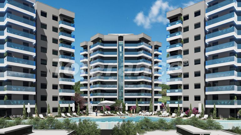 Appartement van de ontwikkelaar in Çiğli, İzmir zeezicht zwembad afbetaling - onroerend goed kopen in Turkije - 101287