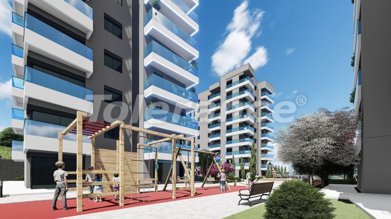 Appartement van de ontwikkelaar in Çiğli, İzmir zeezicht zwembad afbetaling - onroerend goed kopen in Turkije - 101290