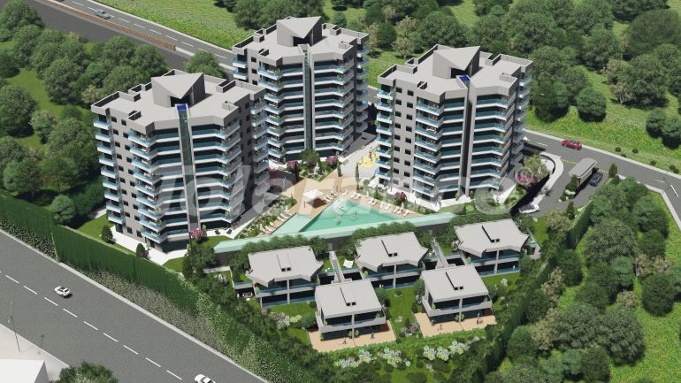 Appartement van de ontwikkelaar in Çiğli, İzmir zeezicht zwembad afbetaling - onroerend goed kopen in Turkije - 101293