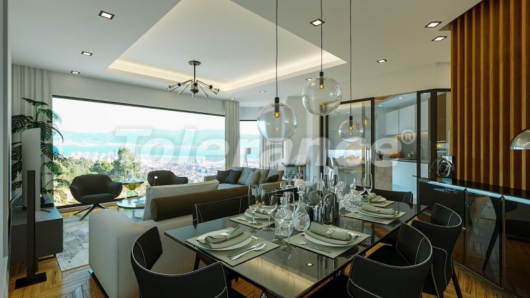Appartement van de ontwikkelaar in Çiğli, İzmir zeezicht zwembad afbetaling - onroerend goed kopen in Turkije - 101296
