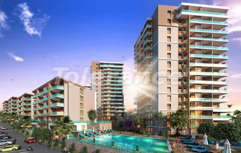 Appartement du développeur еn Çiğli, Izmir vue sur la mer piscine - 27448 Appartement du développeur еn Çiğli, Izmir vue sur la mer piscine - acheter un bien immobilier en Turquie - 27448