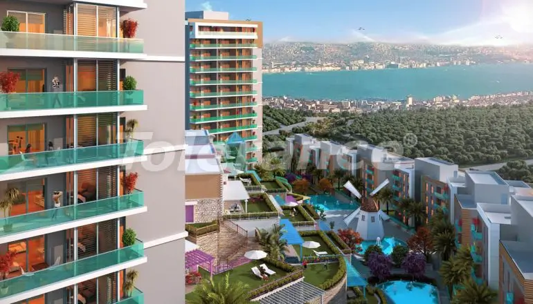 Appartement du développeur еn Çiğli, Izmir vue sur la mer piscine - 27450 Appartement du développeur еn Çiğli, Izmir vue sur la mer piscine - acheter un bien immobilier en Turquie - 27450