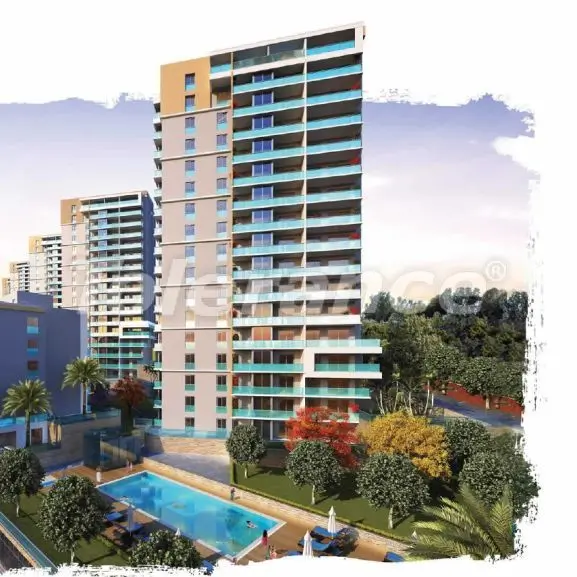 Appartement du développeur еn Çiğli, Izmir vue sur la mer piscine - 27464 Appartement du développeur еn Çiğli, Izmir vue sur la mer piscine - acheter un bien immobilier en Turquie - 27464