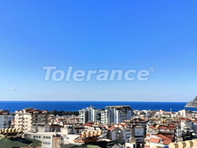 Apartment in Cikcilli, Alanya meeresblick pool - immobilien in der Türkei kaufen - 117514