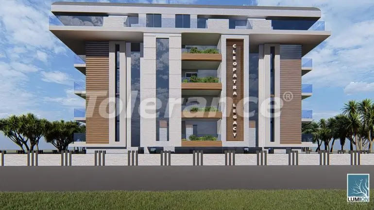 Apartment from developer in Сikcilli, Alanya sea view with pool - buy realty in Turkey - 28293