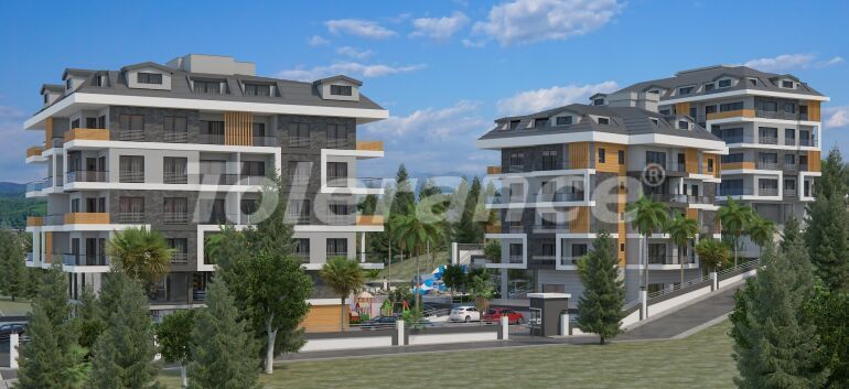 Apartment in Cikcilli, Alanya mit pool - immobilien in der Türkei kaufen - 60235