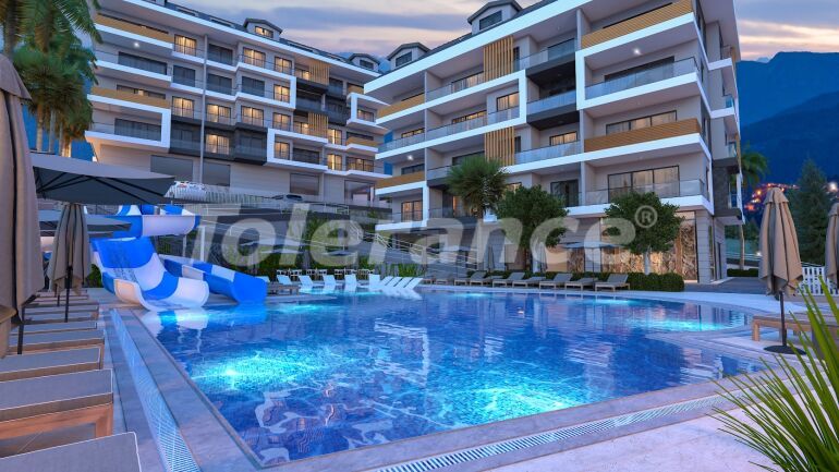 Apartment in Cikcilli, Alanya mit pool - immobilien in der Türkei kaufen - 60238