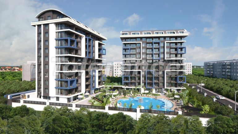 Appartement van de ontwikkelaar in Alanya Centrum, Alanya zwembad - onroerend goed kopen in Turkije - 51168
