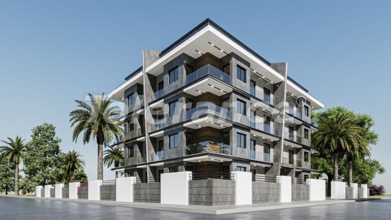 آپارتمان از سازنده که در مرکز آلانیا, آلانیا منظره دریا استخر - خرید ملک در ترکیه - 58914