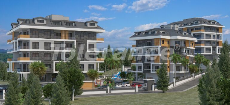 Appartement van de ontwikkelaar in Alanya Centrum, Alanya zwembad - onroerend goed kopen in Turkije - 60235