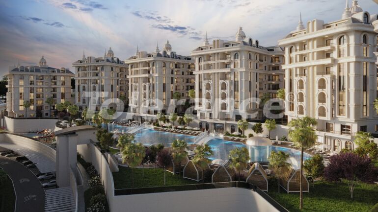 آپارتمان از سازنده که در مرکز آلانیا, آلانیا استخر اقساط - خرید ملک در ترکیه - 63062