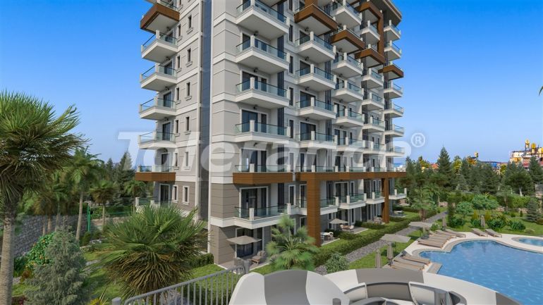 Appartement van de ontwikkelaar in Demirtaş, Alanya zeezicht zwembad - onroerend goed kopen in Turkije - 48607