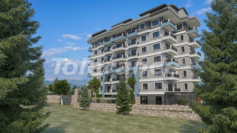 Apartment vom entwickler in Demirtaş, Alanya meeresblick pool - immobilien in der Türkei kaufen - 48715