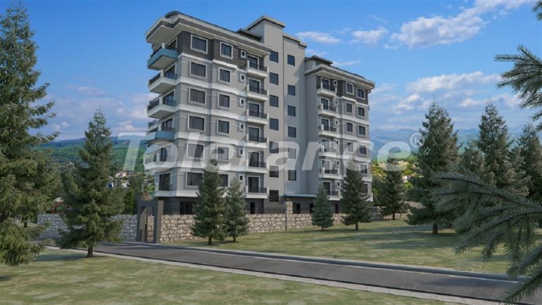 Apartment vom entwickler in Demirtaş, Alanya meeresblick pool - immobilien in der Türkei kaufen - 48716