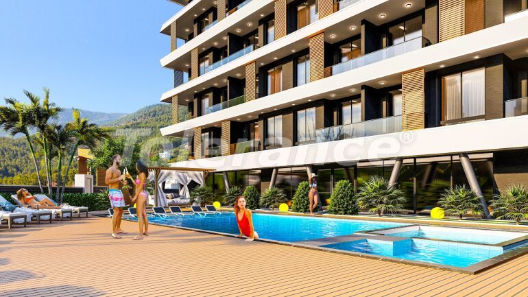 Appartement van de ontwikkelaar in Demirtaş, Alanya zwembad - onroerend goed kopen in Turkije - 60402