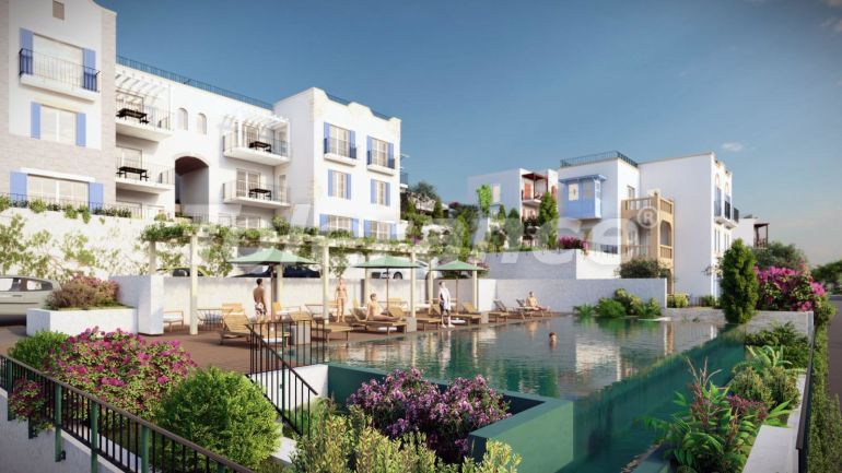 Appartement du développeur еn Didim vue sur la mer piscine versement - acheter un bien immobilier en Turquie - 50549