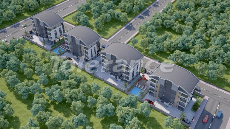 Apartment from the developer in Döşemealtı, Antalya with pool with installment - 102007 Apartment from the developer in Döşemealtı, Antalya with pool with installment - buy realty in Turkey - 102007