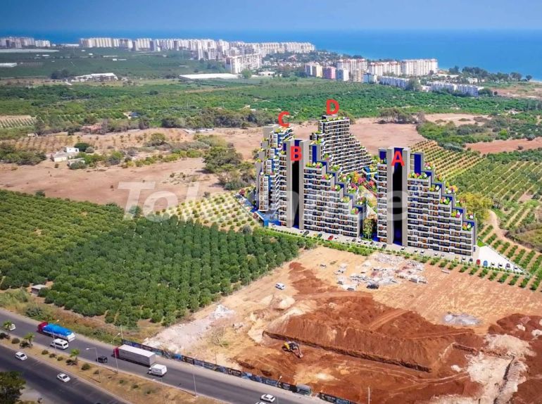 Appartement van de ontwikkelaar in Erdemli, Mersin zwembad afbetaling - 105154 Appartement van de ontwikkelaar in Erdemli, Mersin zwembad afbetaling - onroerend goed kopen in Turkije - 105154