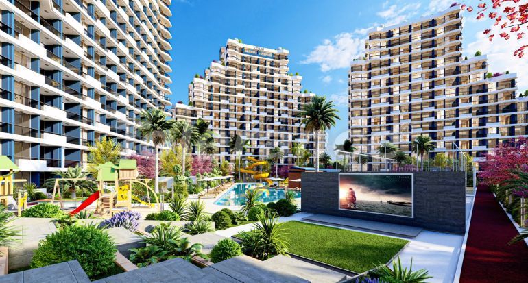 Appartement van de ontwikkelaar in Erdemli, Mersin zwembad afbetaling - 105158 Appartement van de ontwikkelaar in Erdemli, Mersin zwembad afbetaling - onroerend goed kopen in Turkije - 105158