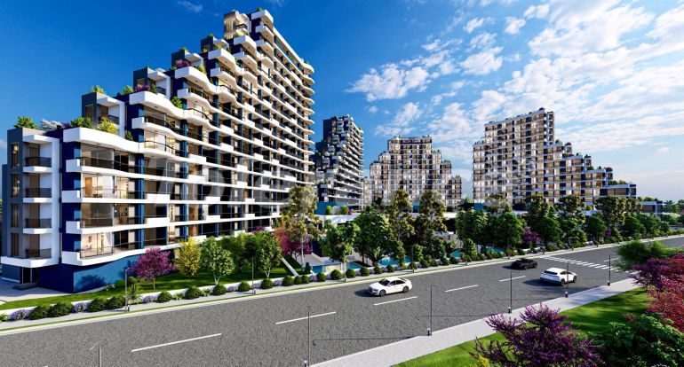 Appartement van de ontwikkelaar in Erdemli, Mersin zwembad afbetaling - 105159 Appartement van de ontwikkelaar in Erdemli, Mersin zwembad afbetaling - onroerend goed kopen in Turkije - 105159