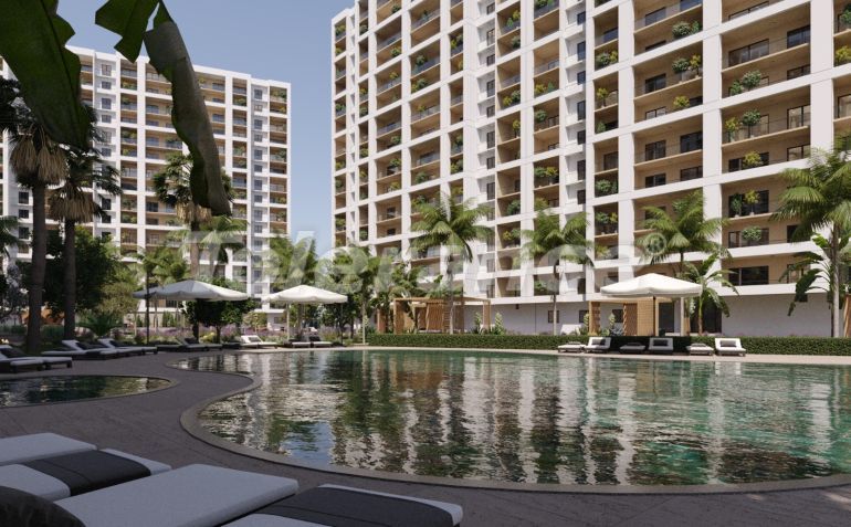Appartement van de ontwikkelaar in Erdemli, Mersin zeezicht zwembad afbetaling - 105173 Appartement van de ontwikkelaar in Erdemli, Mersin zeezicht zwembad afbetaling - onroerend goed kopen in Turkije - 105173