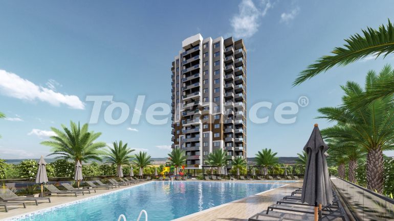 Apartment vom entwickler in Erdemli, Mersin meeresblick pool ratenzahlung - immobilien in der Türkei kaufen - 106684