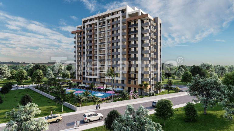 Appartement du développeur еn Erdemli, Mersin piscine versement - acheter un bien immobilier en Turquie - 110044