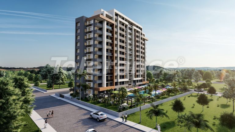 Appartement van de ontwikkelaar in Erdemli, Mersin zwembad afbetaling - 110046 Appartement van de ontwikkelaar in Erdemli, Mersin zwembad afbetaling - onroerend goed kopen in Turkije - 110046