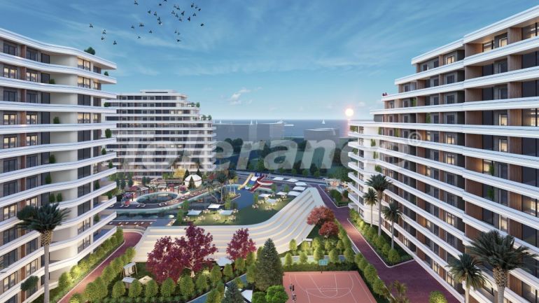 Appartement in Erdemli, Mersin zwembad - onroerend goed kopen in Turkije - 110112