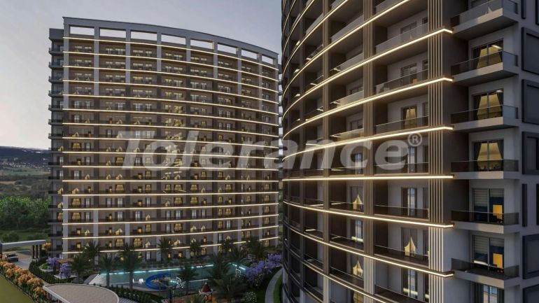 Apartment in Erdemli, Mersin meeresblick pool - immobilien in der Türkei kaufen - 138380