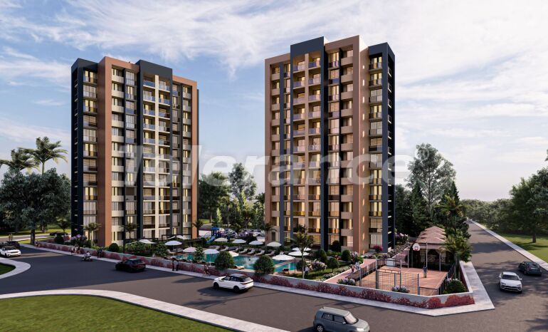Apartment vom entwickler in Erdemli, Mersin meeresblick pool ratenzahlung - immobilien in der Türkei kaufen - 58382