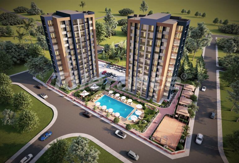 Apartment vom entwickler in Erdemli, Mersin meeresblick pool ratenzahlung - immobilien in der Türkei kaufen - 58412