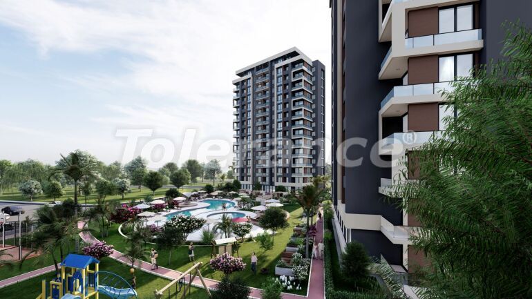 Appartement van de ontwikkelaar in Erdemli, Mersin zeezicht zwembad - 58446 Appartement van de ontwikkelaar in Erdemli, Mersin zeezicht zwembad - onroerend goed kopen in Turkije - 58446