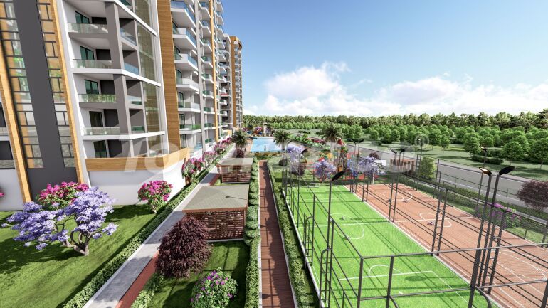 شقق من المتعهد في:في إيرديملي, مرسين اطلالة على البحر مسبح - شراء عقار في تركيا - 61287