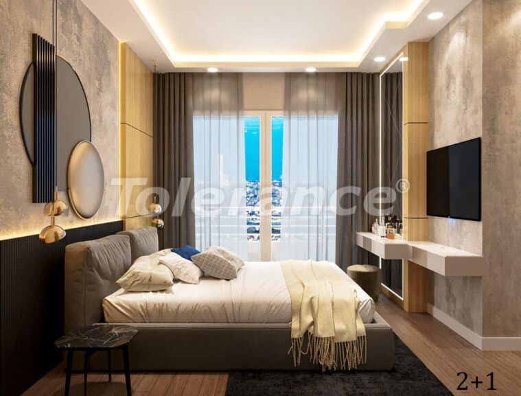 Apartment from the developer in Erdemli, Mersin with sea view with pool with installment - 61358 Apartment from the developer in Erdemli, Mersin with sea view with pool with installment - buy realty in Turkey - 61358