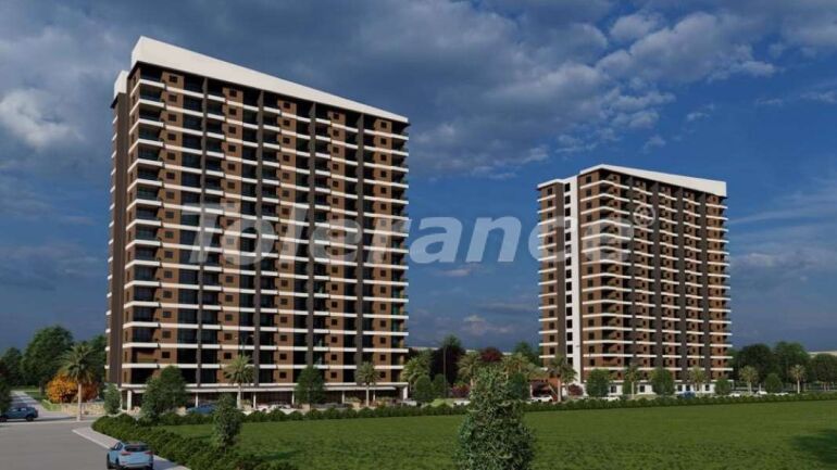 Apartment from the developer in Erdemli, Mersin with sea view with pool with installment - buy realty in Turkey - 61409
