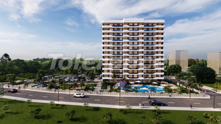 Apartment from the developer in Erdemli, Mersin with sea view with pool with installment - buy realty in Turkey - 65742
