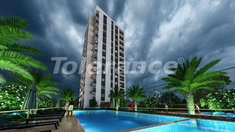 Apartment from the developer in Erdemli, Mersin with pool with installment - 80286 Apartment from the developer in Erdemli, Mersin with pool with installment - buy realty in Turkey - 80286