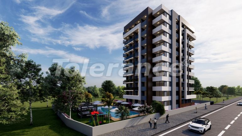 Apartment from the developer in Erdemli, Mersin with sea view with pool with installment - buy realty in Turkey - 95349