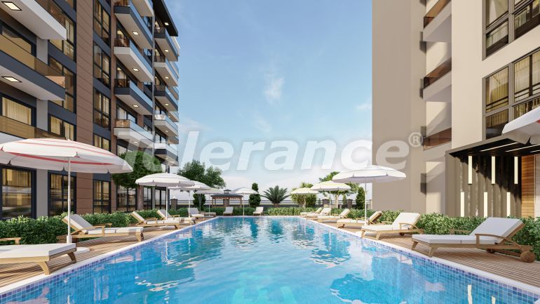 Apartment from the developer in Erdemli, Mersin with pool - 95611 Apartment from the developer in Erdemli, Mersin with pool - buy realty in Turkey - 95611