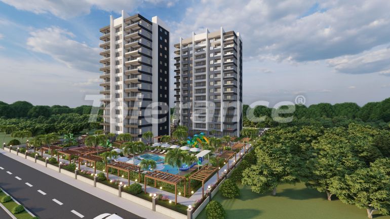 Apartment from the developer in Erdemli, Mersin with sea view with pool with installment - buy realty in Turkey - 98866