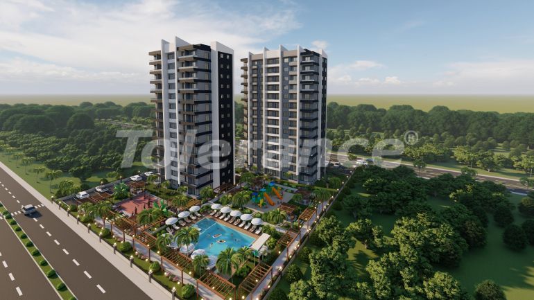 Apartment from the developer in Erdemli, Mersin with sea view with pool with installment - buy realty in Turkey - 98880
