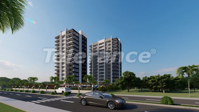 شقق من المتعهد في:في إيرديملي, مرسين اطلالة على البحر مسبح تقسيط - شراء عقار في تركيا - 98885