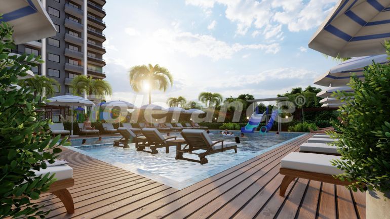 شقق من المتعهد في:في إيرديملي, مرسين اطلالة على البحر مسبح تقسيط - شراء عقار في تركيا - 98890