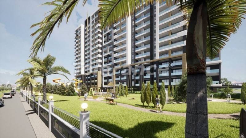 Appartement in Erdemli, Mersin zeezicht zwembad - onroerend goed kopen in Turkije - 45256