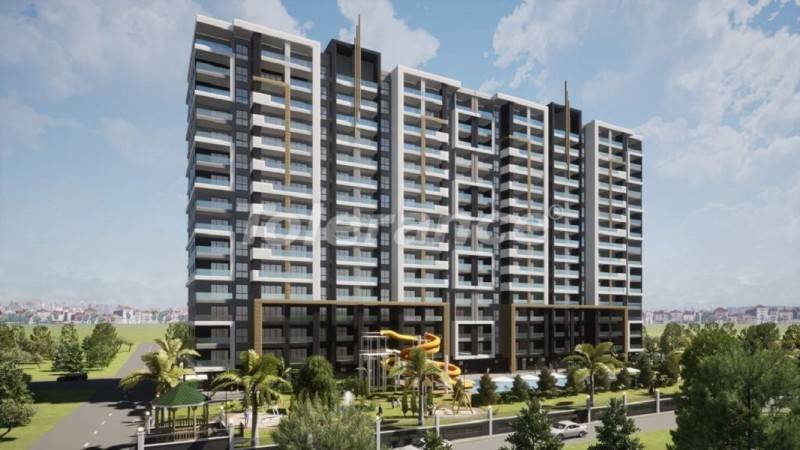 Appartement in Erdemli, Mersin zeezicht zwembad - onroerend goed kopen in Turkije - 45261