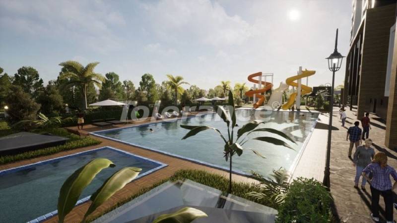 Appartement in Erdemli, Mersin zeezicht zwembad - onroerend goed kopen in Turkije - 45263